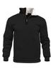 25 European and American Men's Waffle Autumn Casual Outdoor Turtleneck Half Zipper Pocket Pullover Long Sleeve Sweater