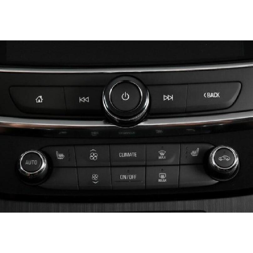 For Buick Lacrosse 2017-2019 Black Alloy CD Switch Button Knob Cover Trim 1PCS