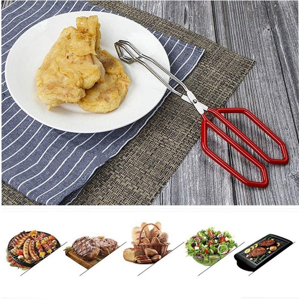 Material Exquisite Appearance Multifunctional Sturdy BBQ Tongs Clamp Kitchen Tool Charcoal Clip