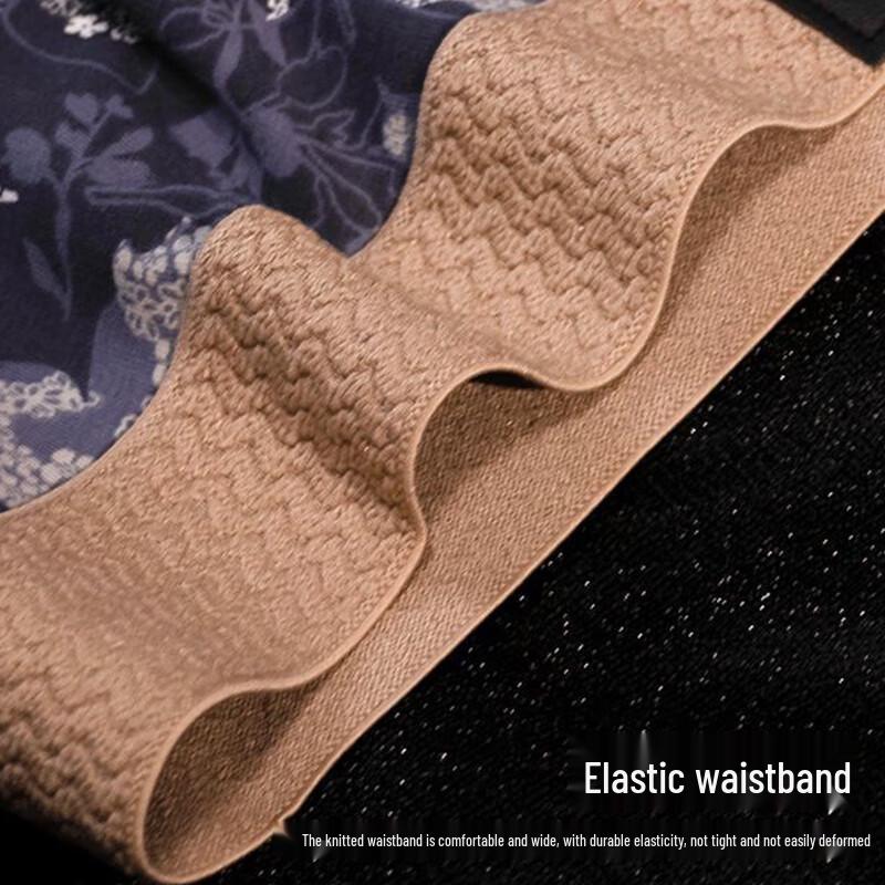 Men's Butterfly Print Modal Cotton Boxer Briefs 3-Pack