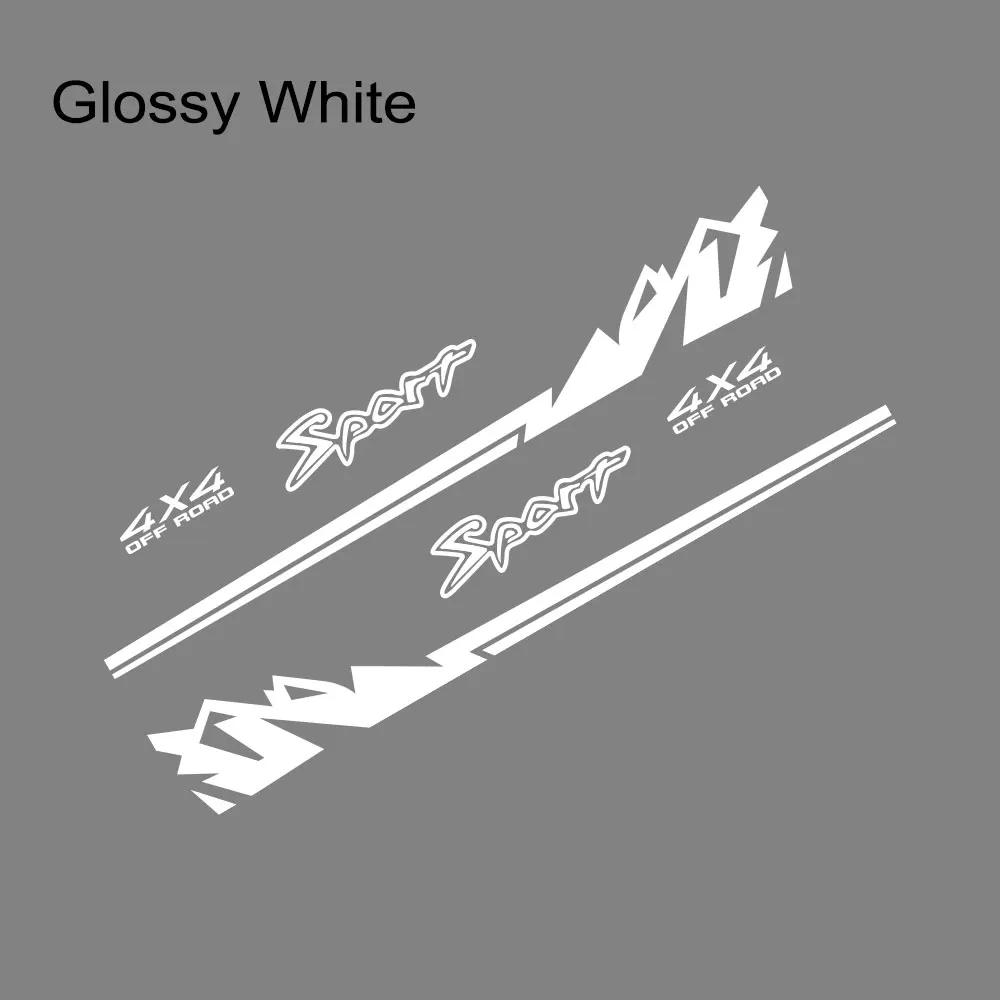 Pickup Decal For Isuzu Dmax Toyota Tacoma Car Stickers Truck Mountain 4x4 Sport Style Vinyl Cover Auto Decoration Accessories