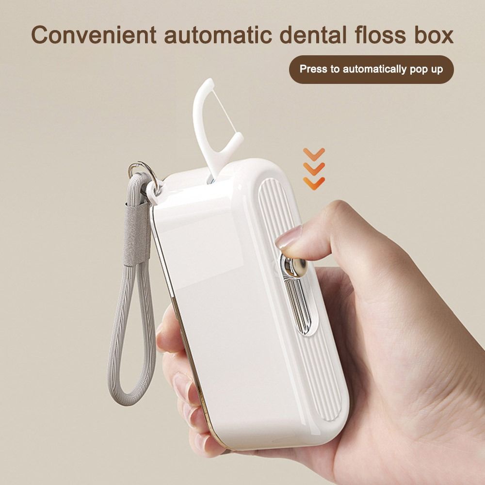Automatic Ejectable Dental Floss Box with 10Pcs Floss Floss Organiser New Floss Dispenser