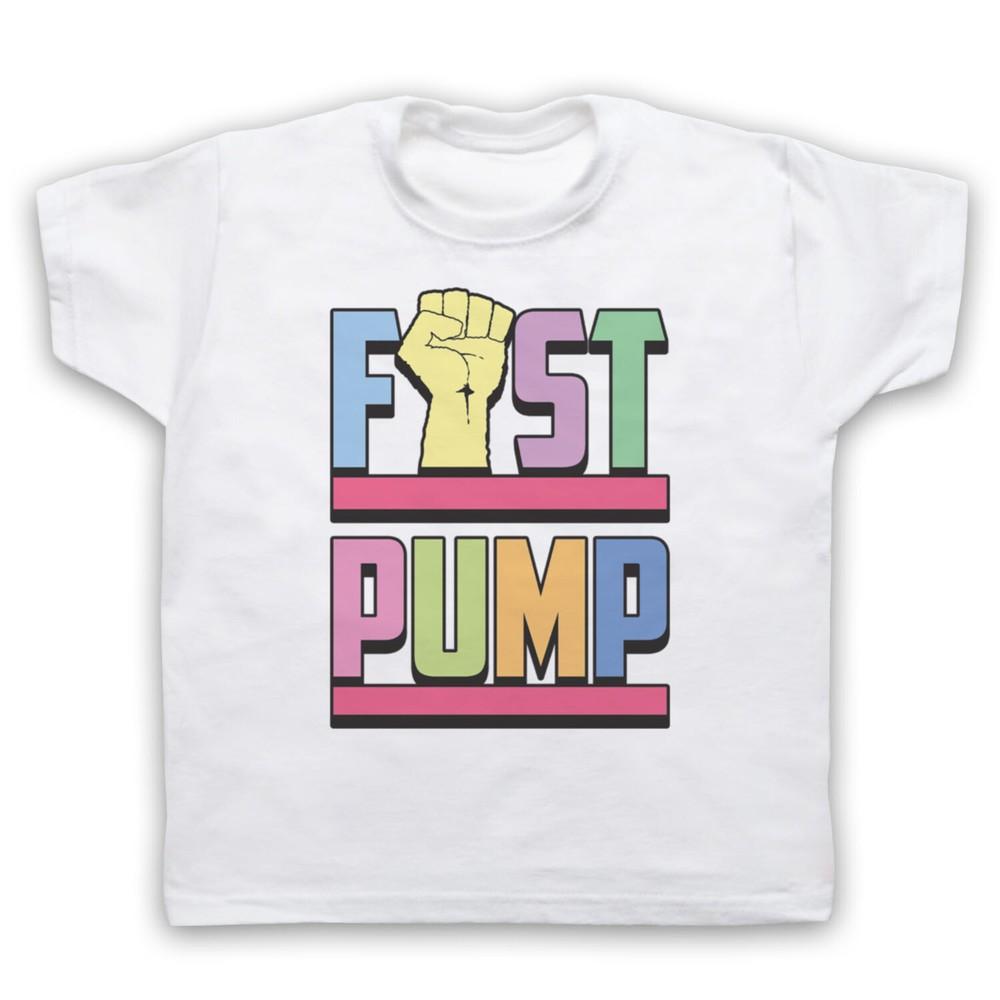 Fist Pump Slogan Music Pumping Dance Move Kids Childs T-Shirt