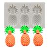 Fruit Shaped Silicone Mold Strawberry Pineapple Candy Mold Summer 3D Candy Mold Cake Decorating Tools Fruit Fondant Mold