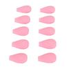 10pcs Eye Shadow Brush Covers Soft Silicone Dust Proof Makeup Brush Protector Covers