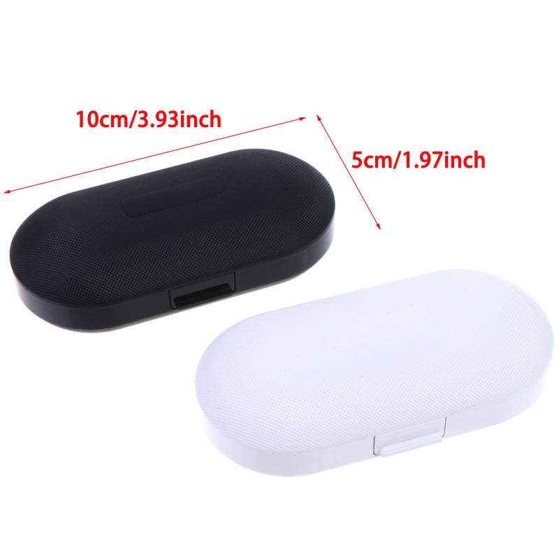 1Pcs Hard Shell Hearing Aid Protective Case Portable Water-resistant Storage Organizer for Outdoor Travel Use
