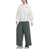 Nike Sportswear Tech Fleece Solid Color Versatile Fashion Pleated High-Waisted Casual Pants Women Bottoms Green FV8053-338
