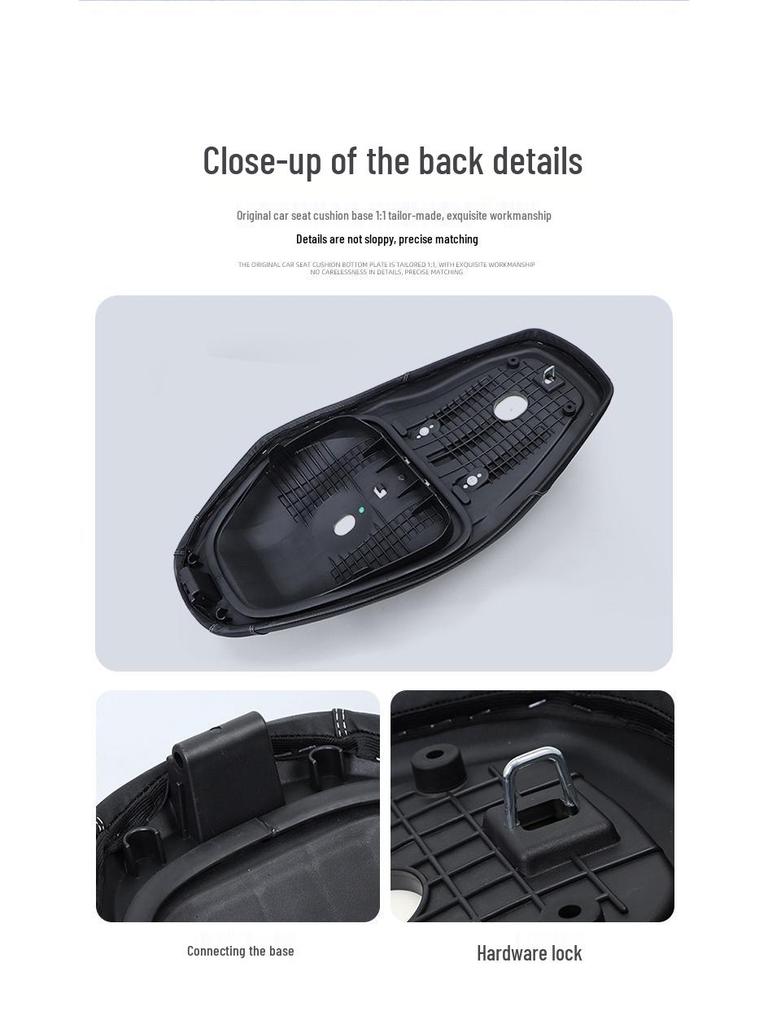 Compatible with Honda NS125GU SDH125T-45, Modified Leather Lowered Seat Cushion Assembly