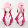 Cosplay anjer groen tweeling medium met haar perfect voor en Bevat 2 bonus Hittebestendige pruik, gradiënt, roodachtig paars, staarten, lengte, accessoire,
