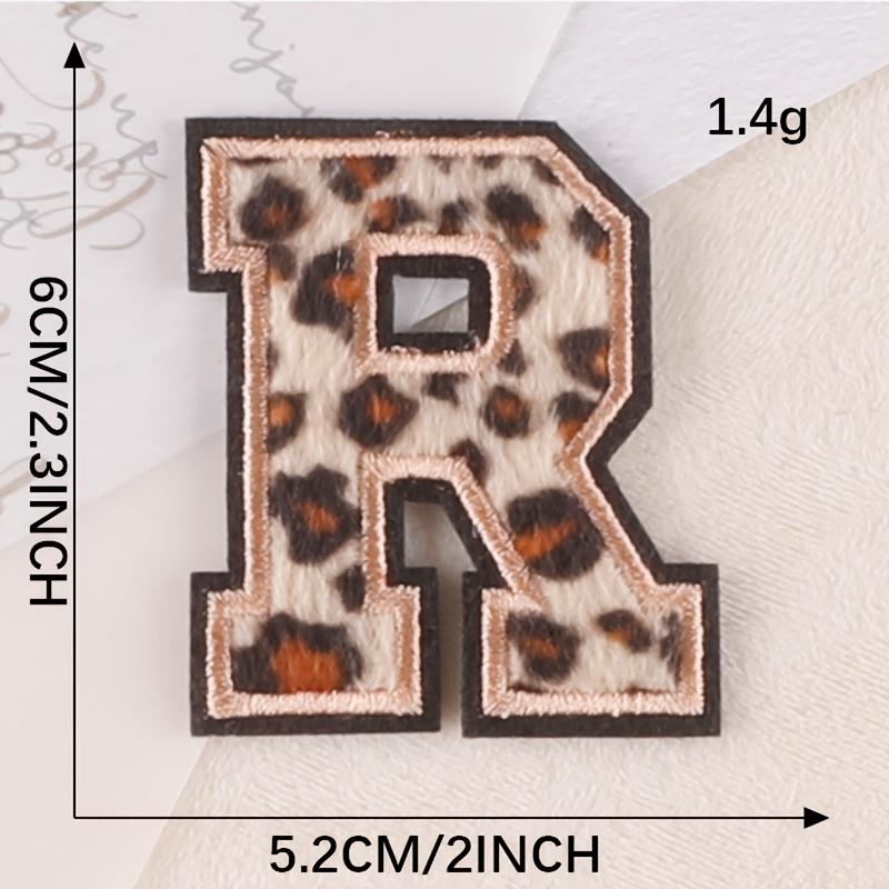 3pcs Flannel Iron-On Letter Patches, Embroidered Letter Patches, Suitable for Clothing, Dresses, Hats, Jeans, Shoes, Bags, DIY Materials