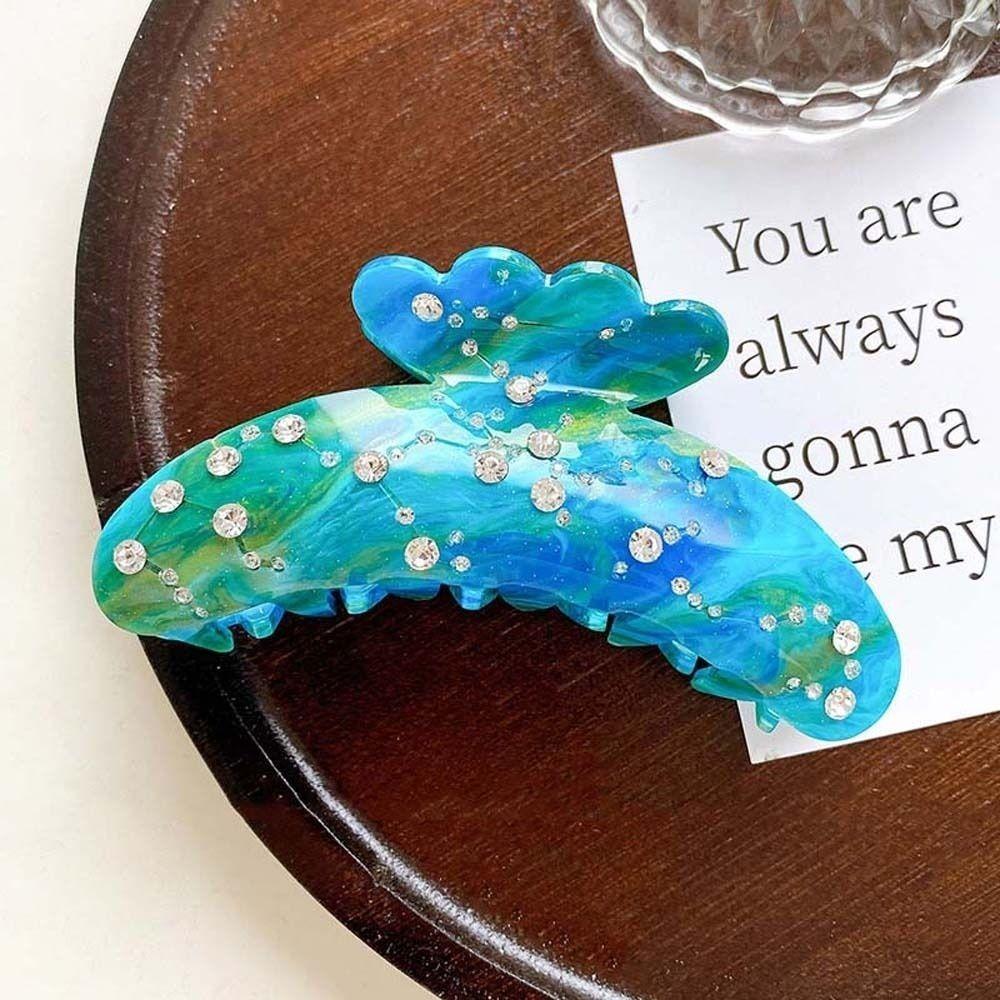 Fish Tail Design Acetic Acid Shark Clip Korean Style Girl Hair Accessories  Summer