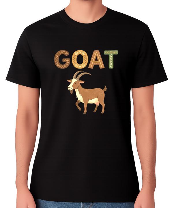 GOAT T-Shirt Funny Goat Animal Graphic Top Farm Humour Unisex Tee S