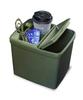 GORDON MILLER Car Dustbin with Drink Olive 1739744 Holder, Drab,
