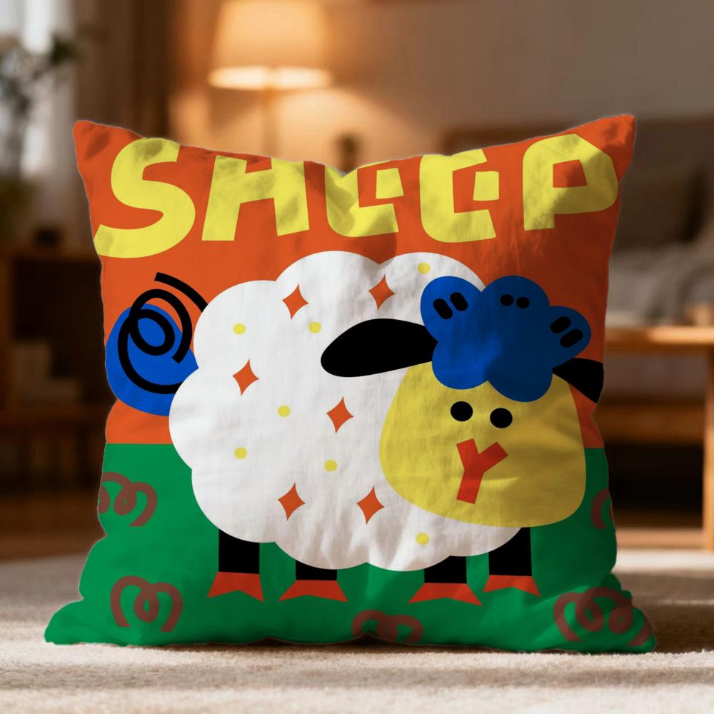 Hot Chinese Zodiac Cushion Cover Soft Washable Pillow Case Multi-Scene for Couch Bed Travel Office Use