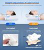 Super-cooling and Pain-relieving Pillow for Neck Support, Adjustable Neck Pillow for Comfortable Sleep