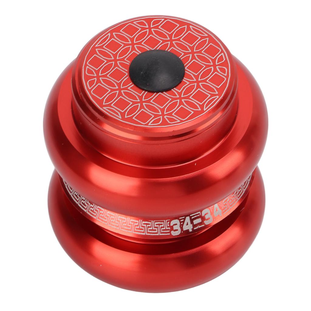 Viaron 34mm Bike Headset Double Bearings Bicycle Front Fork Stem Headset for Mountain Road BikeRed