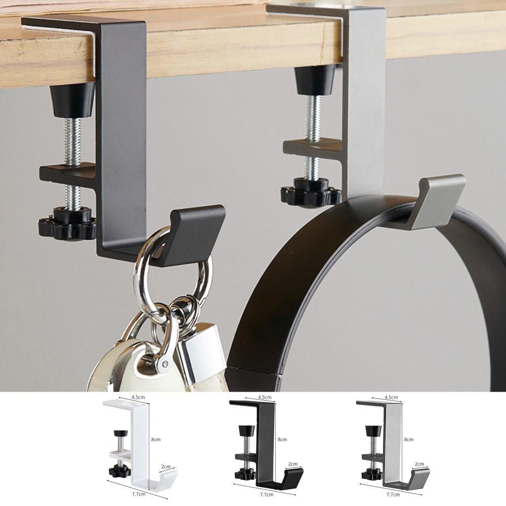 Backpack Storage Desk Edge Hook Hanging Purse Holder Portable Bag Hook  For Student Office