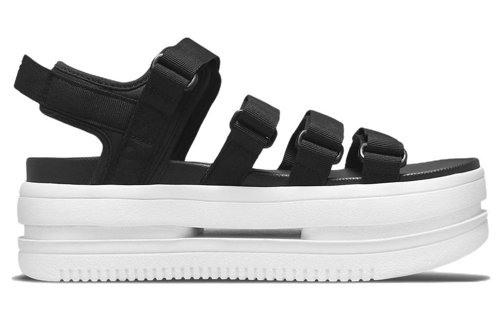 Nike Sandalo Iconico Classico 'Nero Bianco' Donna DH0223-001
