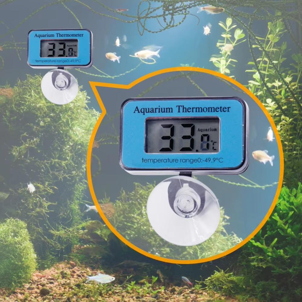Suction Cup Mounting Aquarium Thermometer Water Temperature Meter Water Temperature Monitoring