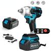 350N.M 2-in-1 Brushless Cordless Electric Impact Wrench 1/2 Screwdriver Li-ion Battery Impact Drill Power Tool