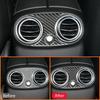 Kolfiber Bil Bakre Luftutblås Ventilationspanel Dekorationsram Dekal För Mercedes Benz 2016- C-klass GLC W205