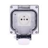 Outdoor-Sockel IP66 wasserdichte Wand Oberfläche montiert Power Outlet Box Französisch Standard 16A
