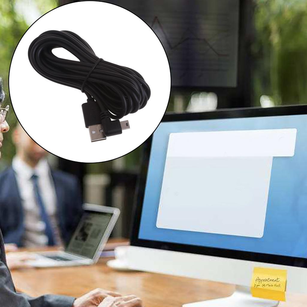 Mini USB B Type 5pin Male левый/правый изогнутый на 90 градусов к USB2.0 Male зарядный шнур