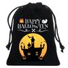 8/12Pcs 2025 New Halloween Gift Bags Children'S Trick-Or-Treat Candy Bags Pumpkin Bags Flannel Drawstring Candy Bags 10X12Cm