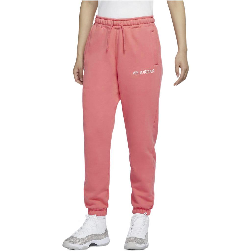 Jordan Solid Color Sport Sweatpants Women Bottoms Pink DQ4652-603