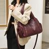 Soft Interior Compartment Shoulder Bags High Quality Solid Colors Bags for Women Fashi Zipper PU Crossbody Handbags