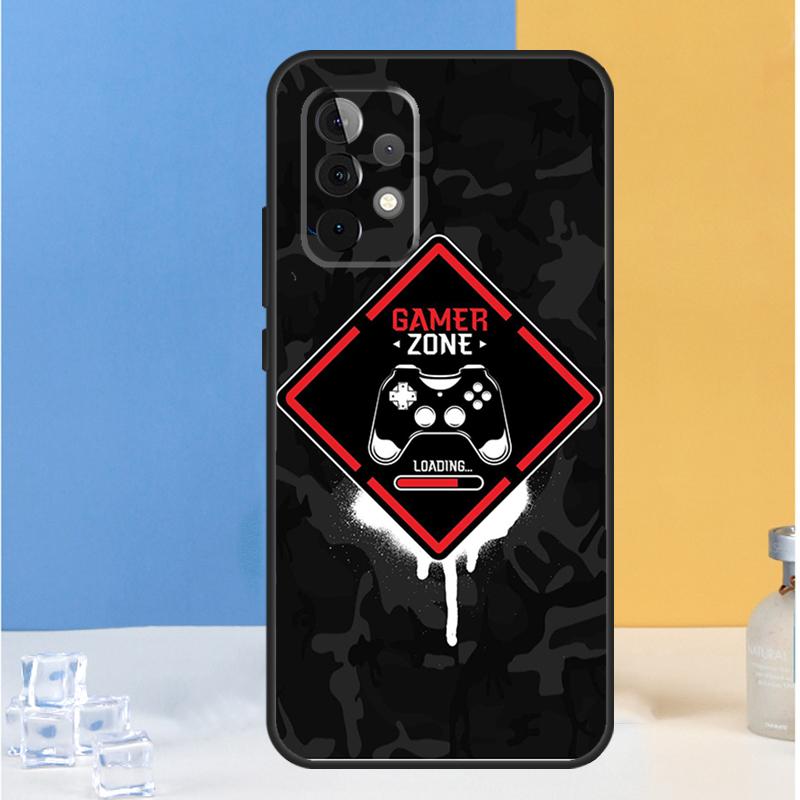 Game Console Gamer Zone For Samsung Galaxy A05 A06 A13 A33 A53 A36 A26 A16 A54 A34 A14 A32 A52 A55 A35 A15 A56 Case