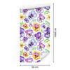 Wallpaper Flowers White and Lavender for Living Room and Bedroom 50x1000