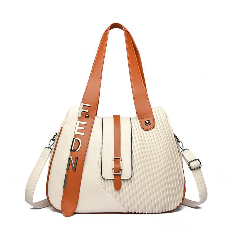 

Сумка-тоут на одно плечо, Женская сумка большой вместимости, Сумка под мышкой, Сумка кроссбоди на одно плечо бежевый