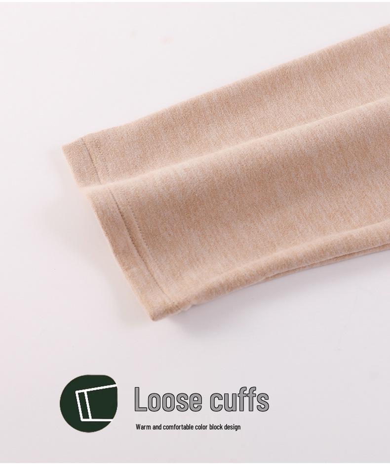 Velvet Nightgown for Women: Cozy, Skin-Friendly Mid-Length Cashmere Sweater Pajamas for Autumn/Winter - Wear Indoors or Out.