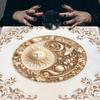 Square Divinations Tapestry Sun Flower Pattern Astrology Tablecloth Tarots Tablecloth Table Cloth Witchcrafts Supplies