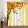 Podzimní sprchové závěsy do koupelny Podzimní sklizeň dýní Statek Den díkůvzdání Halloween sprchová vana s háčky Výzdoba koupelny