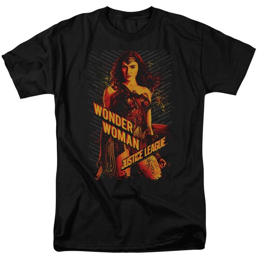 Justice League Movie Wonder Woman DC Comics Licensed Adult T-Shirt XL