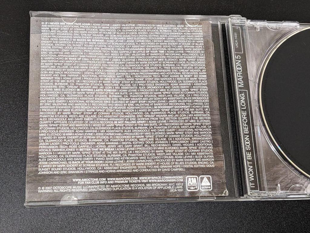 [USED] Maroon 5, MAROON 5