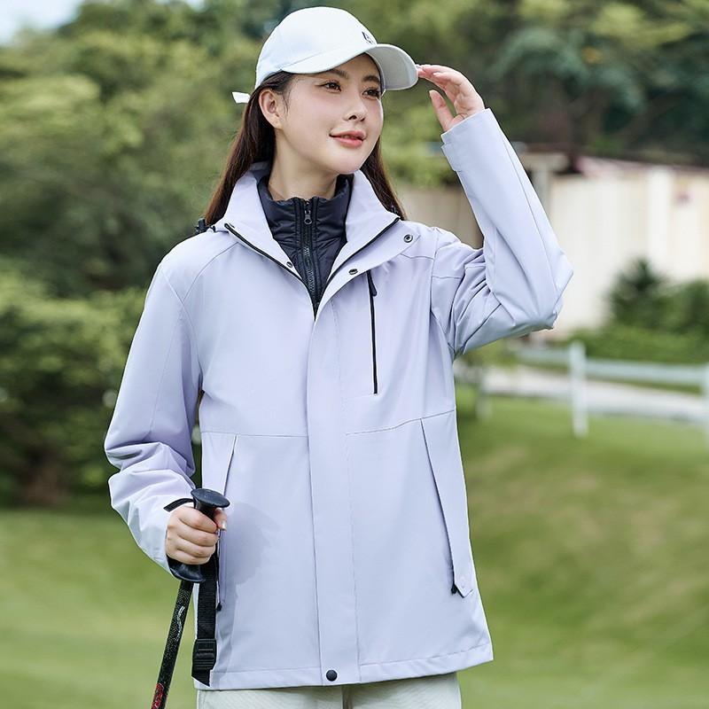 Mens Womens 3-in-1 Waterproof Windproof Winter Jacket With Removable 90% Duck Down Insulated Liner Hiking Skiing Outdoor