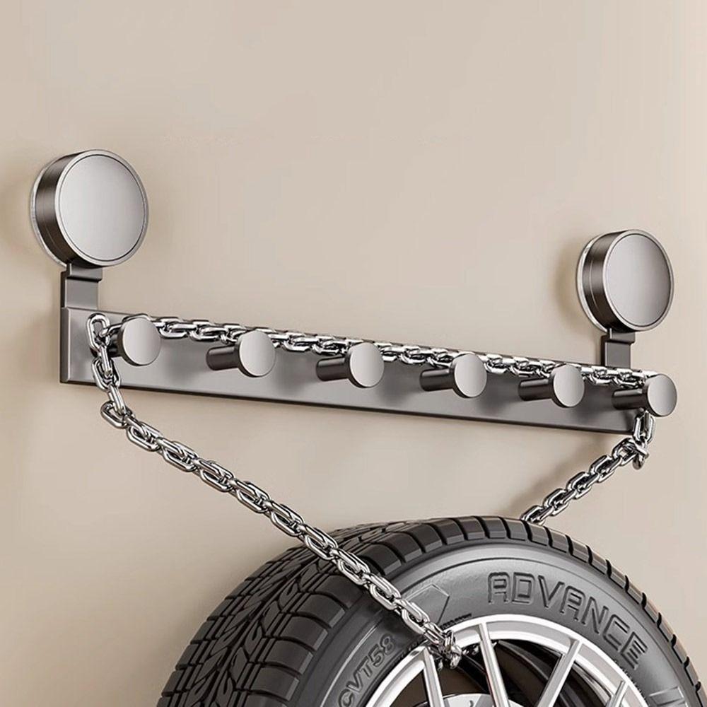 Wall Mounted Suction Cup Hooks 5/6 Hooks Door Rear Hook Portable Coat Hanger  Bathroom Accessories