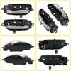 Interior Ide Inner Fit Handle 2003-2007 Door Accord Honda Black Replacement
