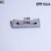 304 Stainless Steel Multi-hole Rectangular Nut for Aluminum Profiles, Square Double Hole, Available In Sizes M4, M5, M6