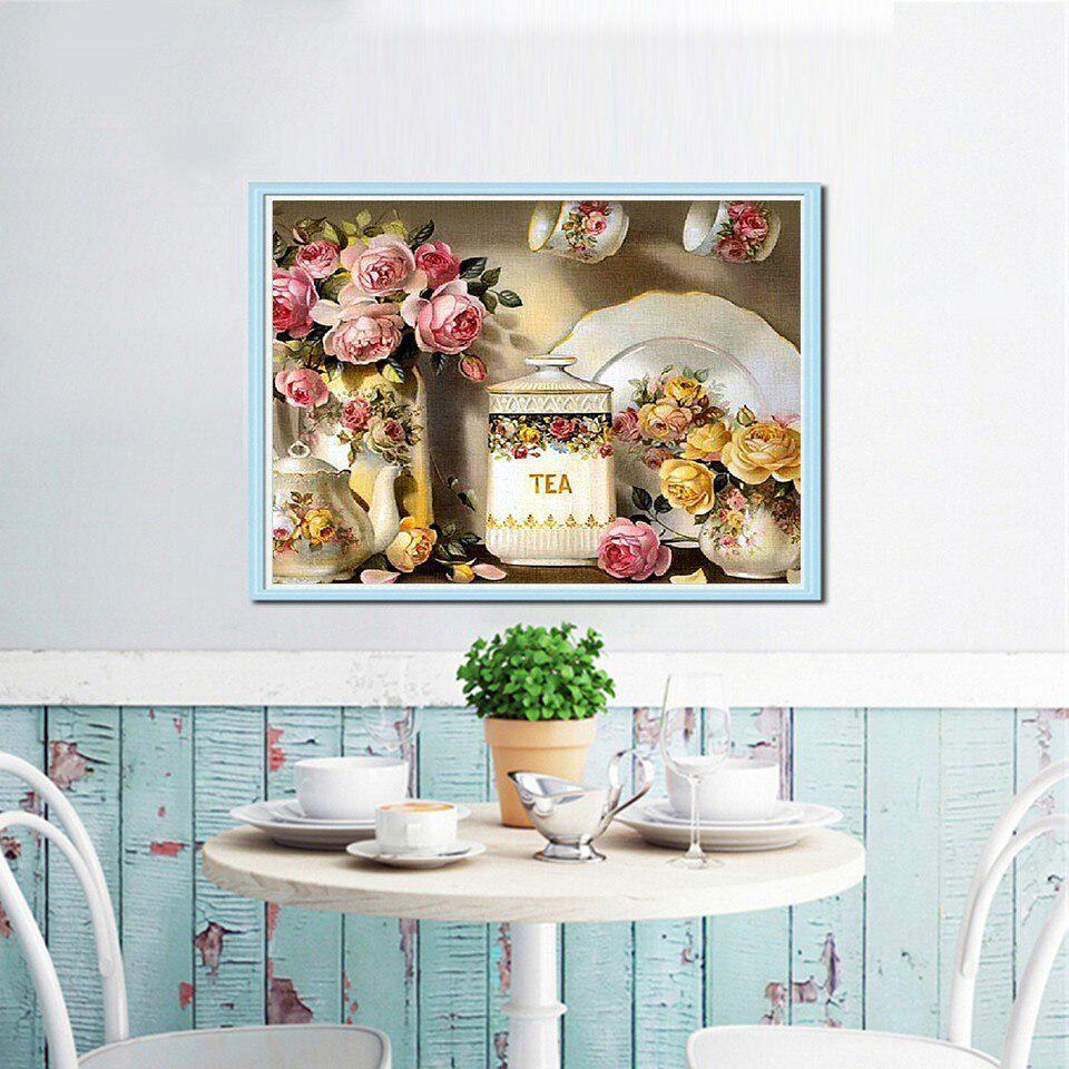 Diamond Painting 5D DIY Flower Rhinestone Diamond Brodery Cross Stitch