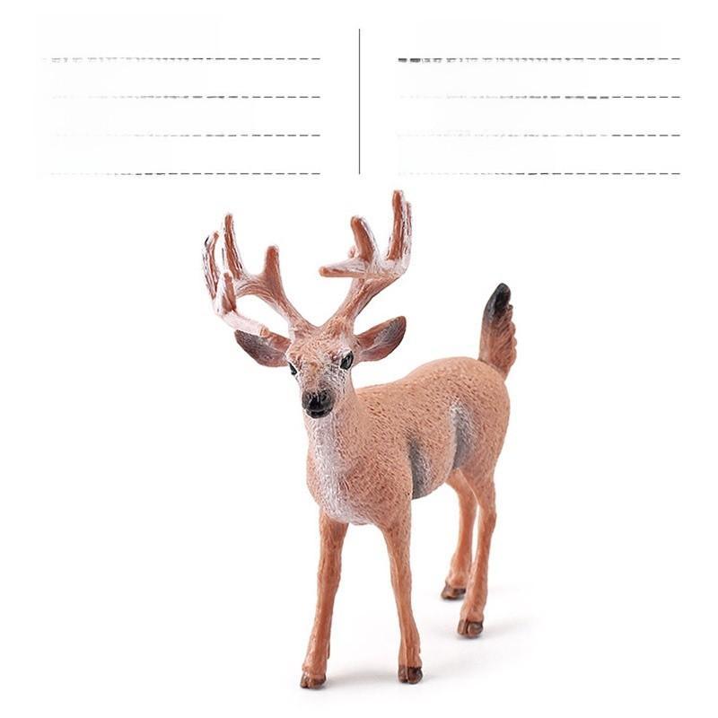 Pvc Forest Monkey Rabbit Fox Deer Figures Collection Realistic Static Models For Classroom And Display