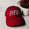 New alphabet baseball caps for men and women, big head circumference in spring and summer, small face, versatile sun hat, peaked cap Paris