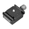 Aluminum Alloy Quick Release Plate Clamp Adapter with QR Plate 1 4 Inch Screw Connector Built in Bubble Levels for with