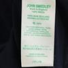 JOHN SMEDLEY Britische Wolle Langarm V-Ausschnitt Pullover L Marineblau Gestrickt Damen Gebraucht