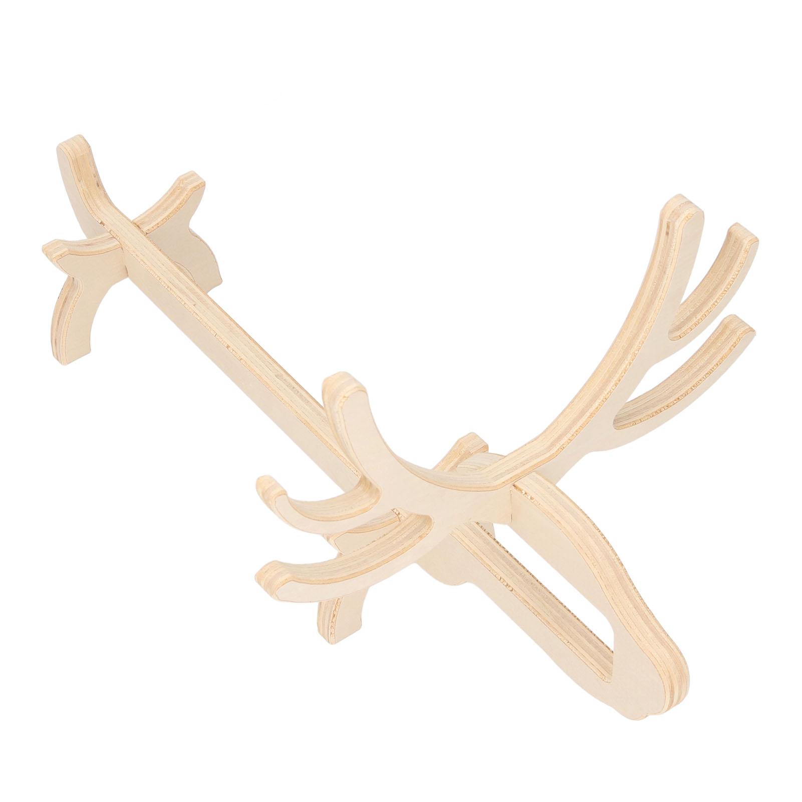 

Wine Bottle Holder Wooden Animal Shaped Decorative Stable Tabletop Wine Rack Stand