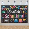 Neujahr Zurück zur Schule Klassenzimmer Dekoration Banner