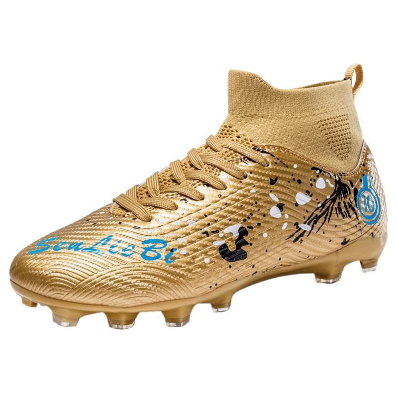 High-Top Football Shoes For Men And Women, Adult Long-Nail Football Shoes, Adolescent Students, Broken-Nail Training Shoes